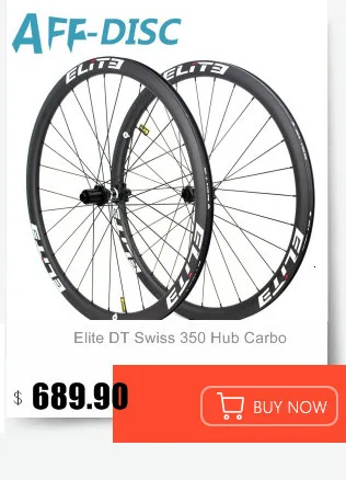 Discount Elite Road Carbon Disc Wheels Clincher 700c Wheelset DT Swiss 350 Hub 30 38 47 50 60 88mm 1423 Spoke Sapim Secure Lock Nipple 4