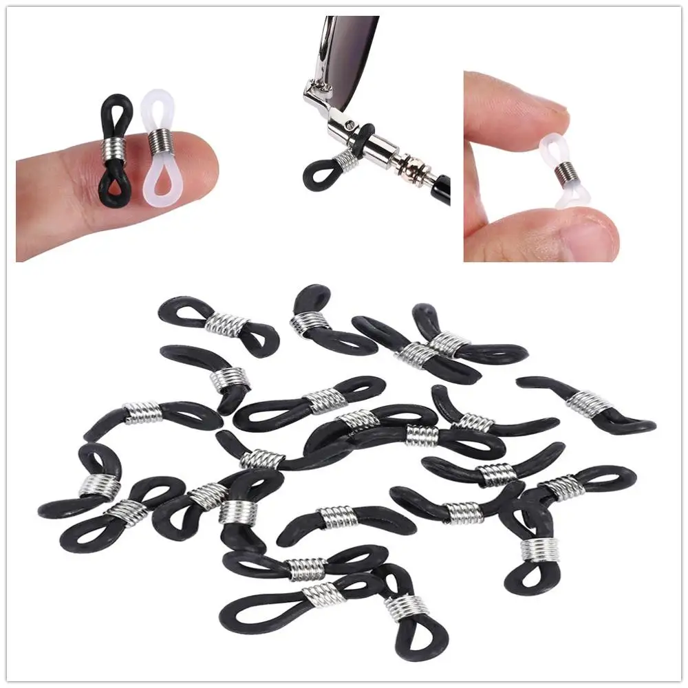 DIY Eyeglasses Sunglasses Spectacle Chain Rope Holder Strap Rubber Loop End Eye Glasses Retainer Connector | Аксессуары для одежды