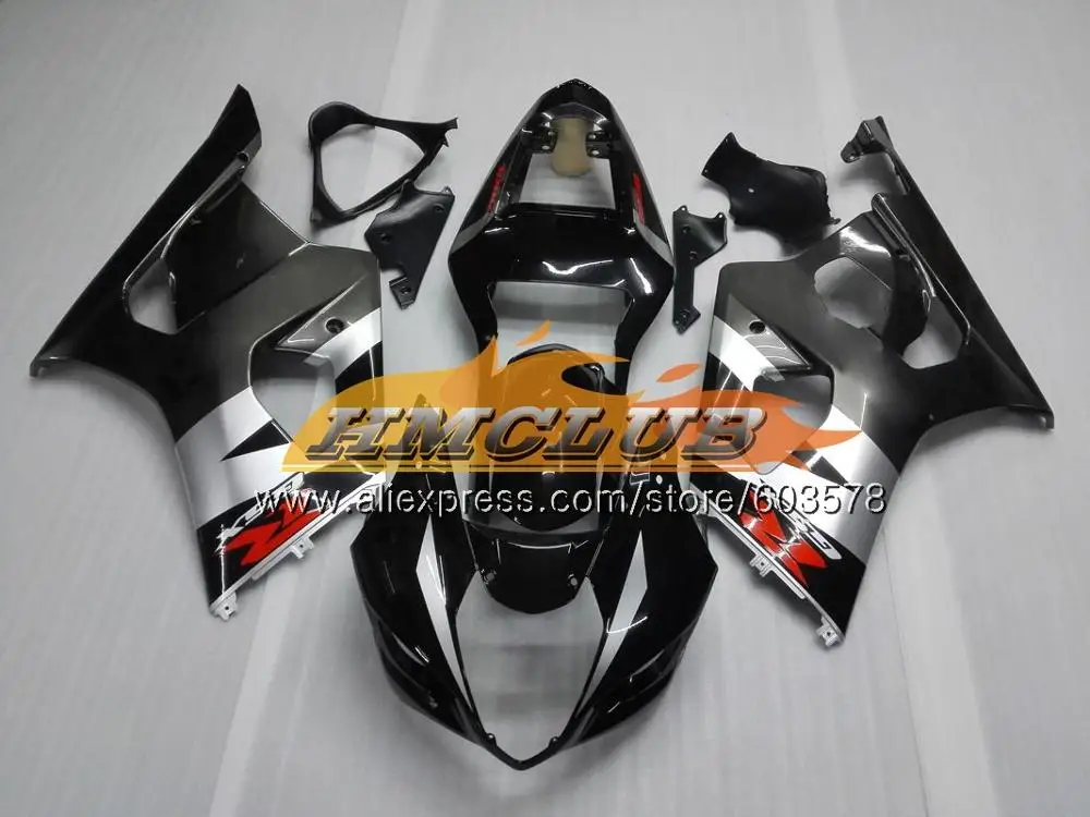 Корпус для SUZUKI GSXR-1000 1000CC GSXR1000 03 04 красный и серый цвет, 10CL. 117 GSX-R1000 GSX R1000 03 04 K3 GSXR 1000 2003 2004 обтекатели - Цвет: No. 10