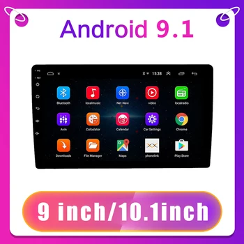 

9/10 inch 2 din Android 9.1 Car Multimedia Player Stereo Radio 2G + 32G Car GPS Navigation Bluetooth WIFI Mirrorlink Universal