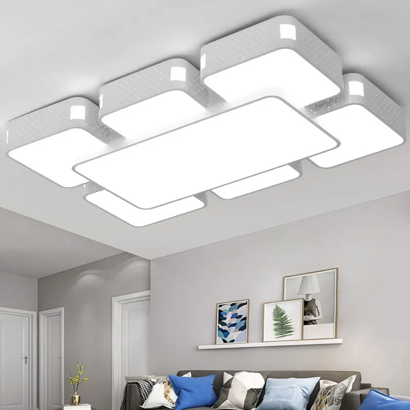 

LED Ceiling Lamp Rectangular Living Room Lights Minimalist Modern Glorious Household Restaurant Bedroom Lamp Creative Balcony La