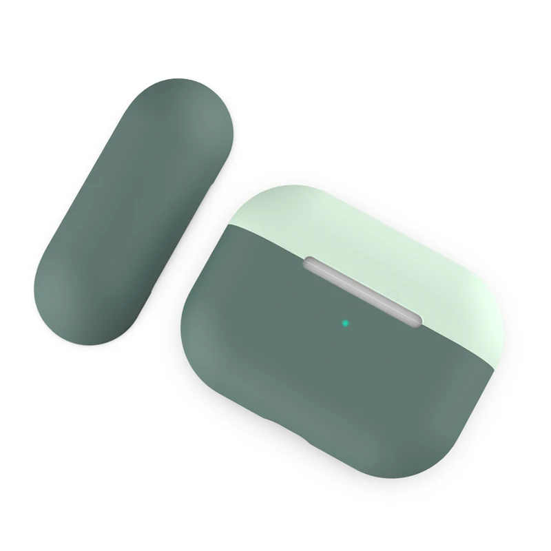 2+ 1 силиконовый чехол для Apple Airpods Pro, чехол для Apple AirPods Pro, беспроводные Bluetooth наушники, мягкий Чехол Air Pods Pro - Цвет: 02
