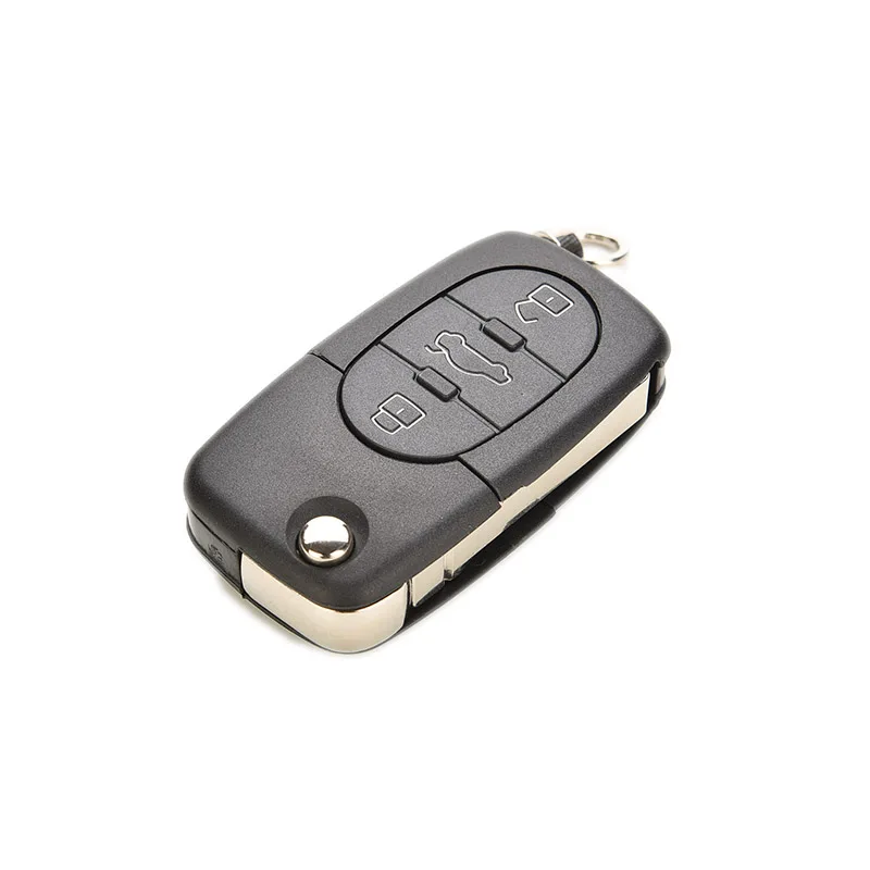 2016 New 3 Button Remote Key Fob Case Shell & Blade HAA For Audi A2 A3 A4 A6 A8 TT CR2032