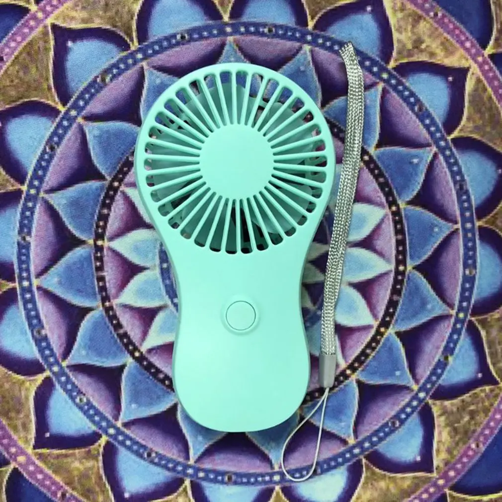 Lightweight Travel Fan Mini Pocket Fan Powered By Battery For Cooling Ventilation 2 Speed Setting Lanyard