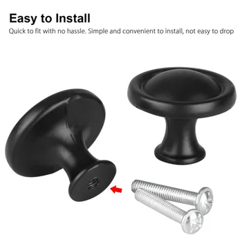 

20Pcs Aluminum Alloy Cabinet Door Handles Drawer Pulls Knobs Bathroom Kitchen Easy Installation