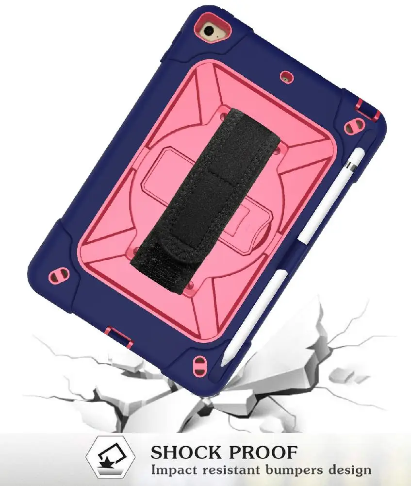 Силиконовый чехол для iPad mini с разноцветным шнуром, ударопрочный пылезащитный чехол для планшета, чехол для Apple iPad mini 4 5