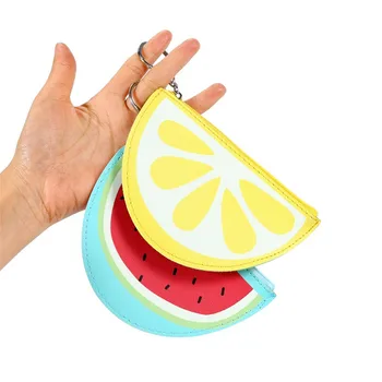 

VOGVIGO Cartoon Fruit Shape Coin Purses Women Mini Wallets Cute Card Holders Kids Children Zipper Pouch Toddler Wallets Handbags