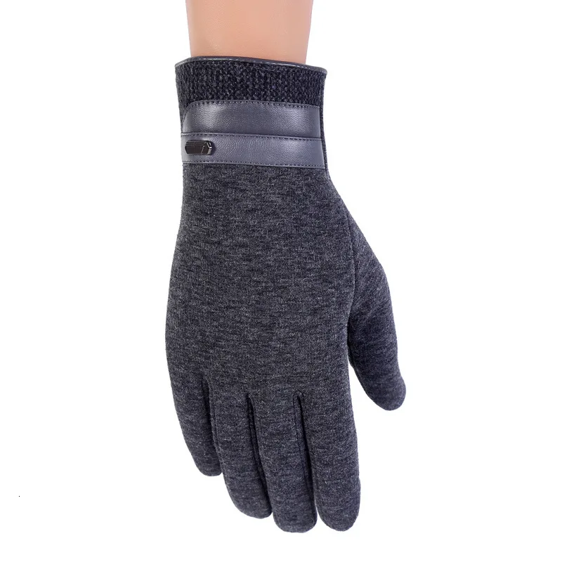 Women Winter Warm Gloves Mobile Phone Smartphone Gloves Fashion Touchscreen Gloves Driving Screen Glove Gift For Men - Цвет: C- grey