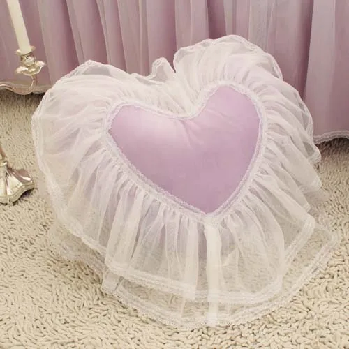 purple NEW Elegant Rose with Lace Wedding Favors linen Flower Gift Pillow Cushion Wedding decor free shipping - Цвет: purple