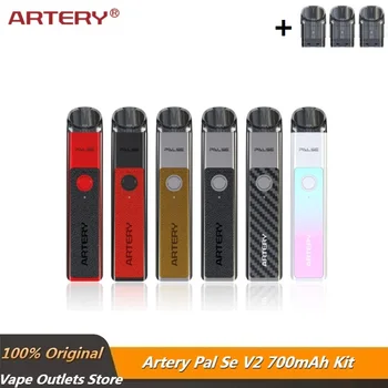 

Original Artery PAL SE V2 Vape Kit MTL Pod System with 700mAh Built-In Battery 2ml Pod 1.2ohm Coils Electronic Cigarette