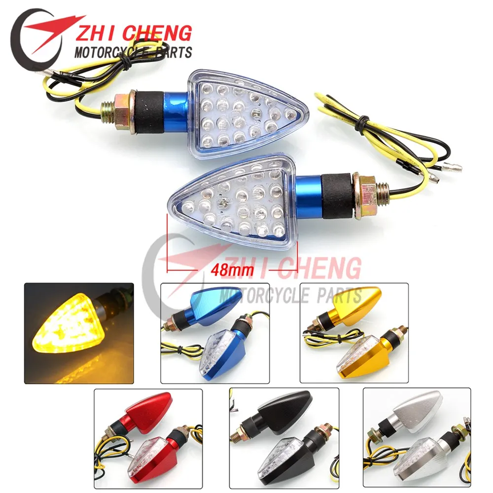 

CNC Motorcycle LED Turn Signals Indicator Light E-mark Lamp Lights For honda MSX-125 M3 suzuki ktm yamaha kawasaki All models