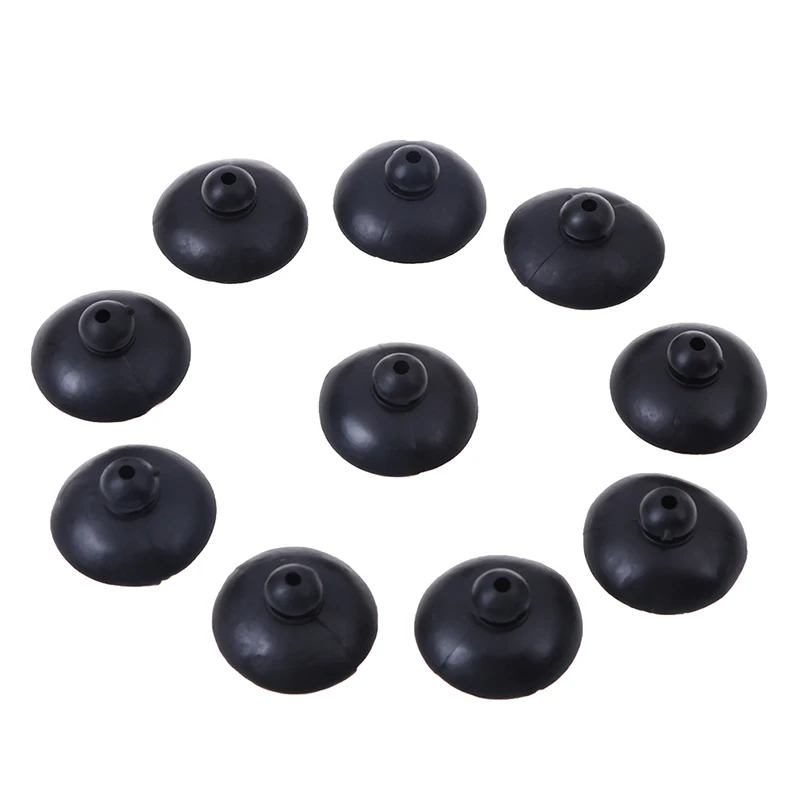 10 Pieces Black Soft Silicone Suction Cup Clip Sucker Holder Fish Aquarium Tank Pump Airline Pipe Tube Pet Supplies | Дом и сад