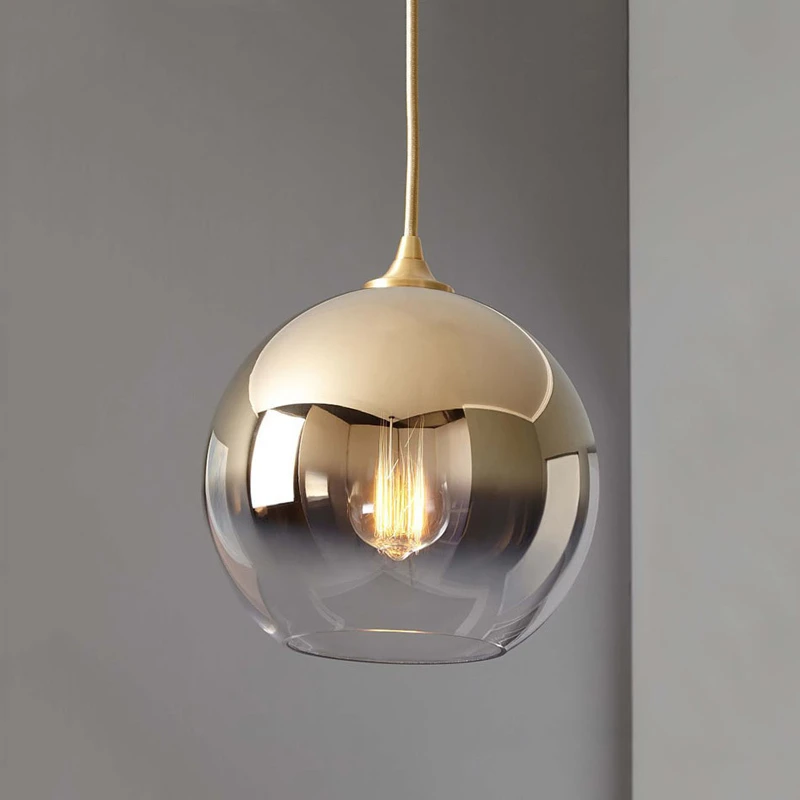 Lui Mordrin eetpatroon Modern Pendant Lights Glass Ball Hanglamp For Dining Room Bedroom Nordic  Home Decor Luminaire Suspension E27 Kitchen Fixtures - Pendant Lights -  AliExpress