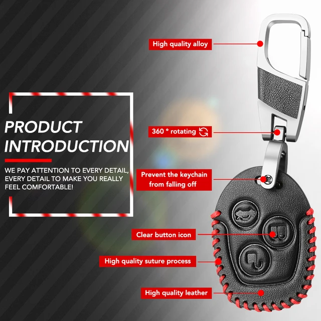 Schlüssel Hülle Fob 3 Tasten Remote Abdeckung Für Ford Transit MK7  2006-2014