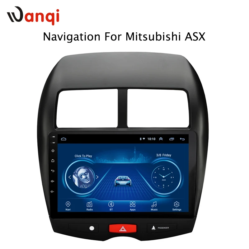 

10.1 inch wanqi 8.1 for Mitsubishi ASX (2013-2015) Car DVD GPS Navigation Radio Audio Video Multimedia System