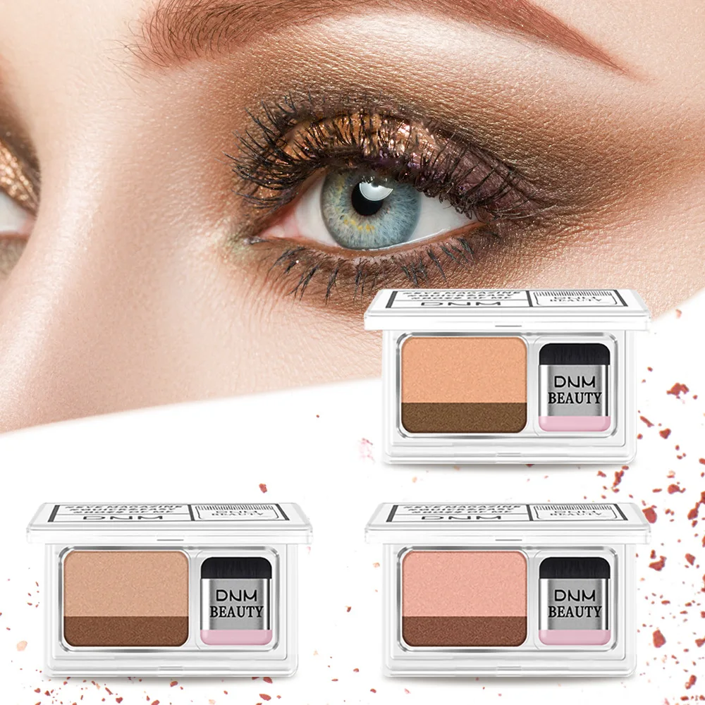 

Double Color Gradient Lazy Eye Shadow Makeup Palette Glitter Eyeshadow Pallete Waterproof Glitter Eyeshadow Shimmer Cosmetics