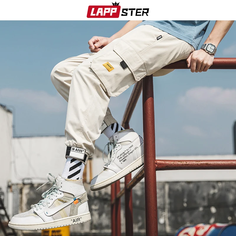 LAPPSTER Mens Streetwear Joggers Pants 2020 Mens Hip Hop Black Track Pants Male Korean Fashions Harajuku Pockets Sweatpants 5XL LAPPSTER Mens Streetwear Joggers Pants 2020 Mens Hip Hop Black Track Pants Male Korean Fashions Harajuku Pockets Sweatpants 5XL