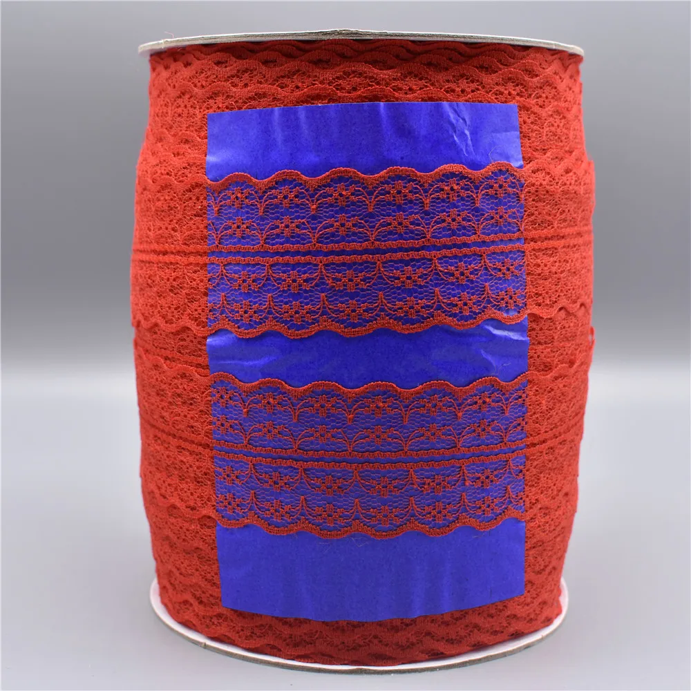 Оптовая продажа 300 ярдов/рулон кружево лента тесьма ширина 45 мм Отделка ткани