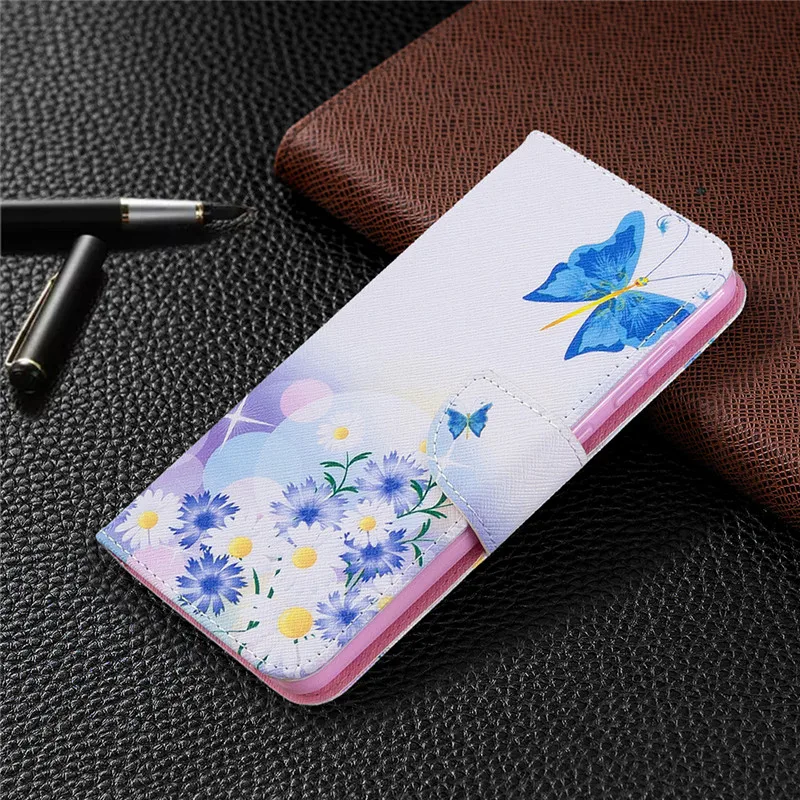 Leather Magnetic Flip Wallet Phone Case Cover - Premium  with Card Slots and Stand
