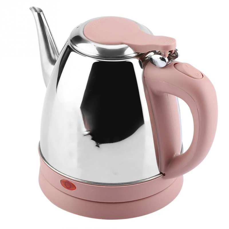 

Hot 220V 1.2L 304 Stainless Steel Electric Kettle Fast Water Heating Boiling Pot (Brown) Household Kitchen Appliance Waterkoker