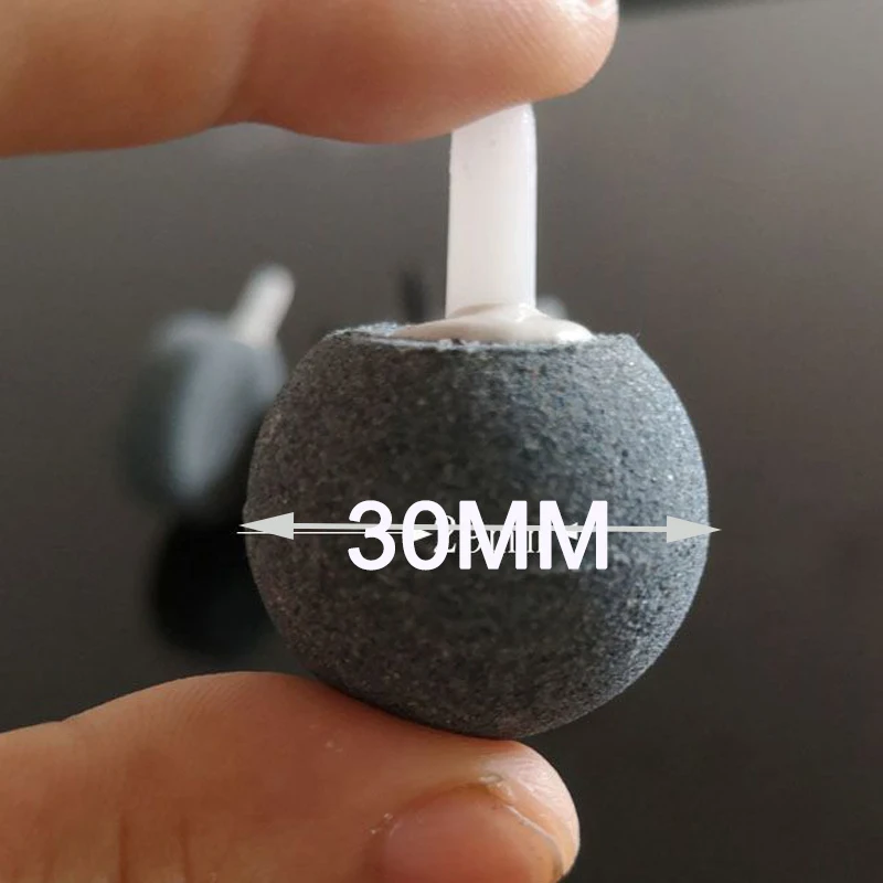 1.5cm/2cm/3cm/4cm/6cm/8cm Aquarium Bubbles Air Stone Oxygen Aerator Increasing Pump Hydroponic Oxygen Plate Air Pump Accessories aquarium accessories