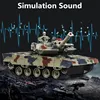 Simulation Smoking RC Battle Tank Crawler Light Remote Control Heavy Machine Tank One Key Smoke Artillery launch Boy Toy Gift 3
