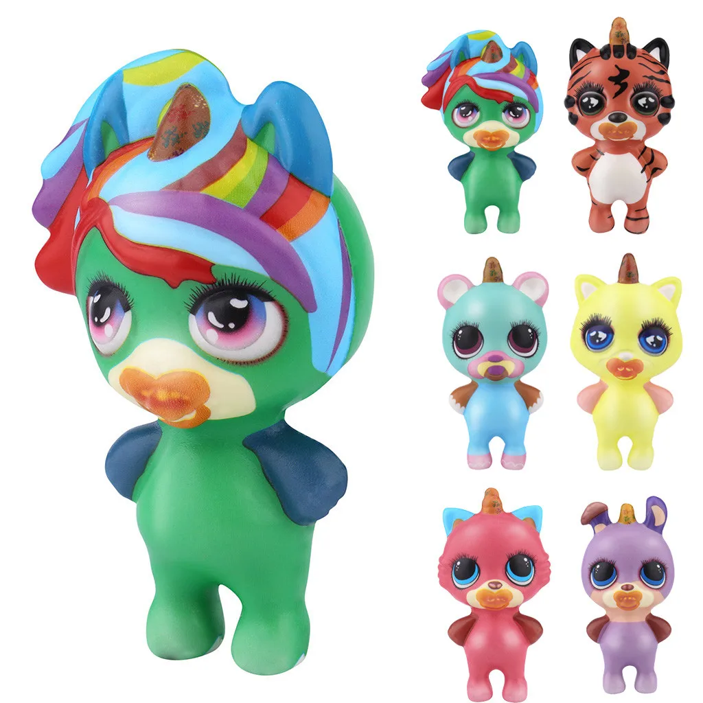 Игрушки для снятия стресса, рождественский подарок, очаровательные Kawaii животные, медленно растущий крем, ароматические игрушки для снятия стресса, рождественский подарок, Jouets pour enfants# J