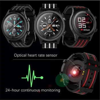 

Ottwn E5 Smart Watch Men Waterproof IP68 Sports Android Watch Heart Rate Blood Pressure Blood Oxygen Fitness Tracker Smart watch