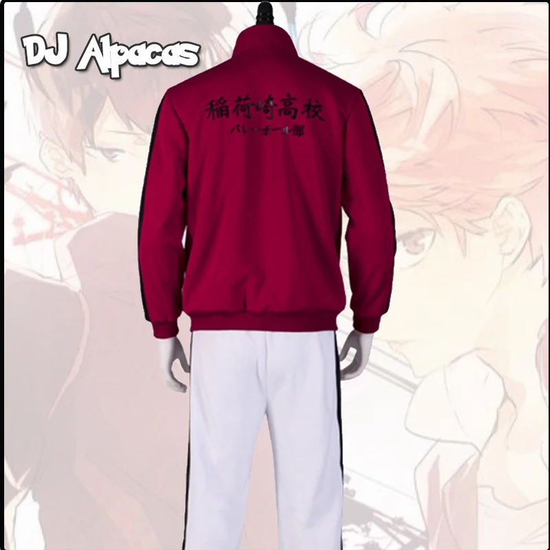

Season 4 Inarizaki Haikyuu Cosplay Sportswear Team Jacket Pants High Koko Uniform No.7 Miya Atsumu No.11 Osamu Miya Volleyball