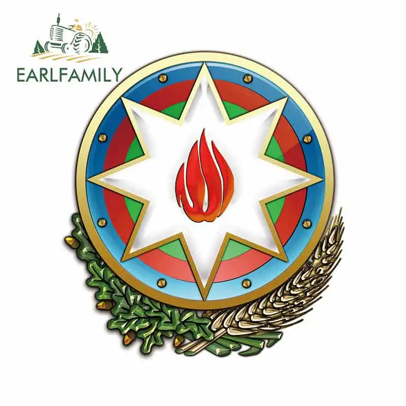 EARLFAMILY 13 см герб Азербайджана оружия Heraldry сделай сам мотоциклетные автомобильные