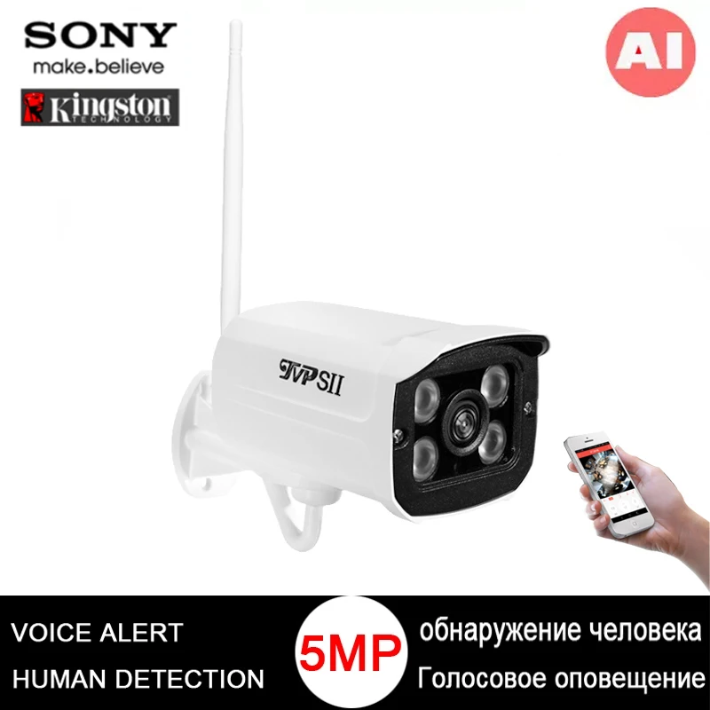 ICsee сотовый телефон Удаленный мониторинг 4pcs Array LED 5MP 4MP 128G Обнаружение человека Onvif