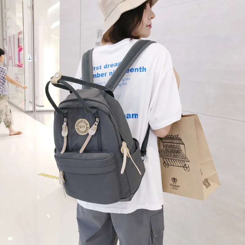 Litthing, женские школьные сумки в консервативном стиле для подростков, Женский нейлоновый рюкзак, дорожные сумки для девочек, Большой Вместительный рюкзак Mochilas