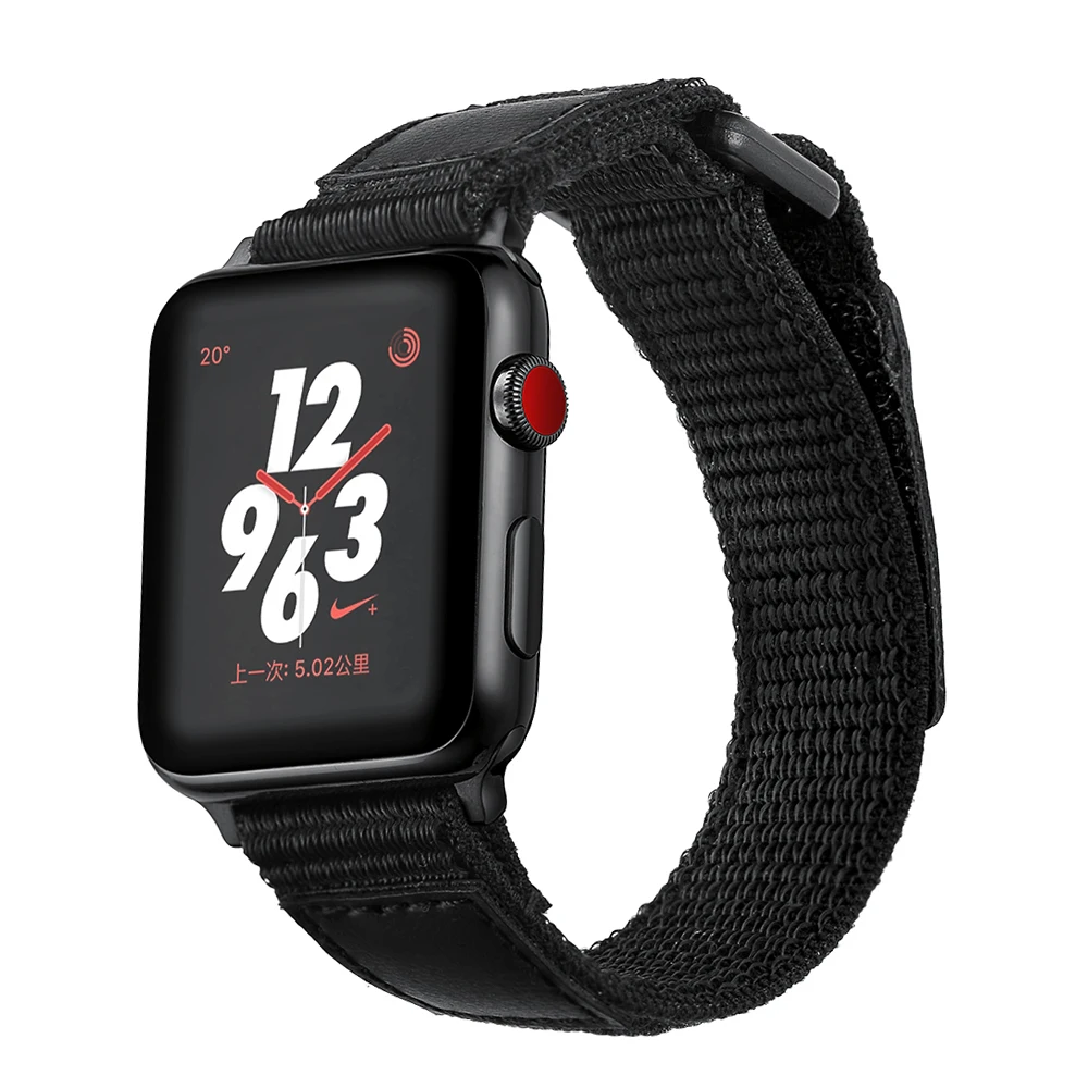 

Strap For Apple Watch band 44mm/40mm Sport loop iwatch 40mm 38mm bracelet nylon watchband applewatch 5 3 4 2 1 44mm 42mm