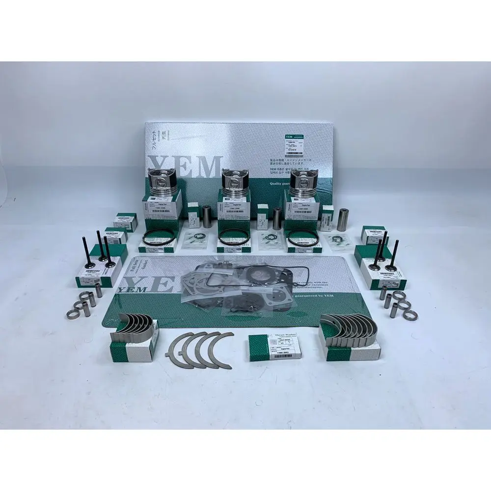 

New Aftermaket Engine Part D1462 Repair Kit With Head Gasket Set Cylinder Piston Rings Bearing Valves For Kubota