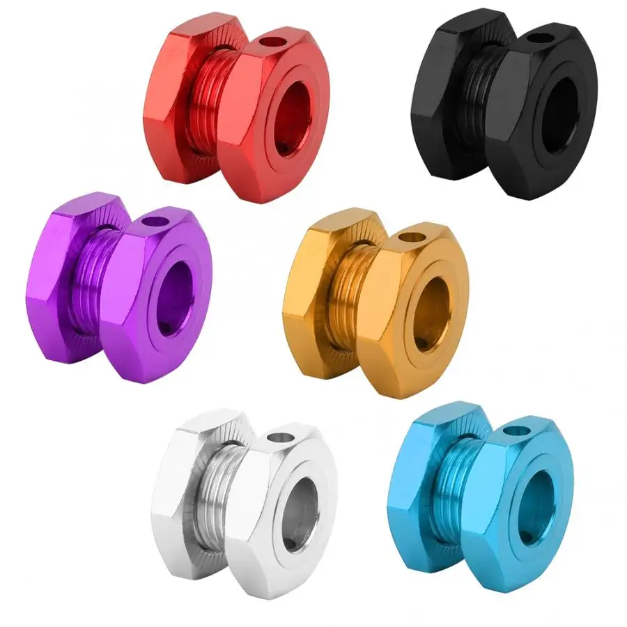 4 piezas RC Hex Driver 17 мм aleación de aluminio rueda шестигранный acoplador accesorio Kit para HSP 1/8 crawler Co|Детали и