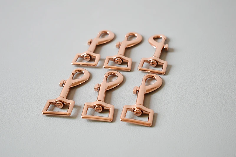 50pcs/lot metal hardware swivel lobster clip clasp hook 20mm belt buckles paracord chain backpack DIY dog leash rope accessory