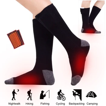 

Skiing Cotton Thick Thermal Socks Battery Socks Wireless Battery Heated Socks Electric Rechargeable Heat Socks Kit Motorcycle
