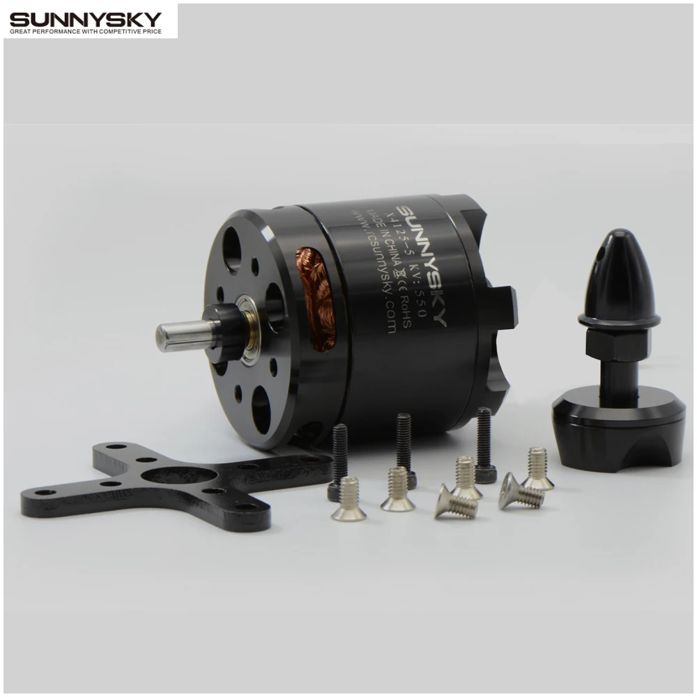 SUNNYSKY X4125 KV465 550KV 6S высокоэффективный бесщеточный двигатель с фиксированным крылом