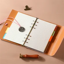 

1pc Removable Notebook Loose-leaf Book Student Note Book Cute Diary Writing Book Travel Notebook Literary Handbook Accessories
