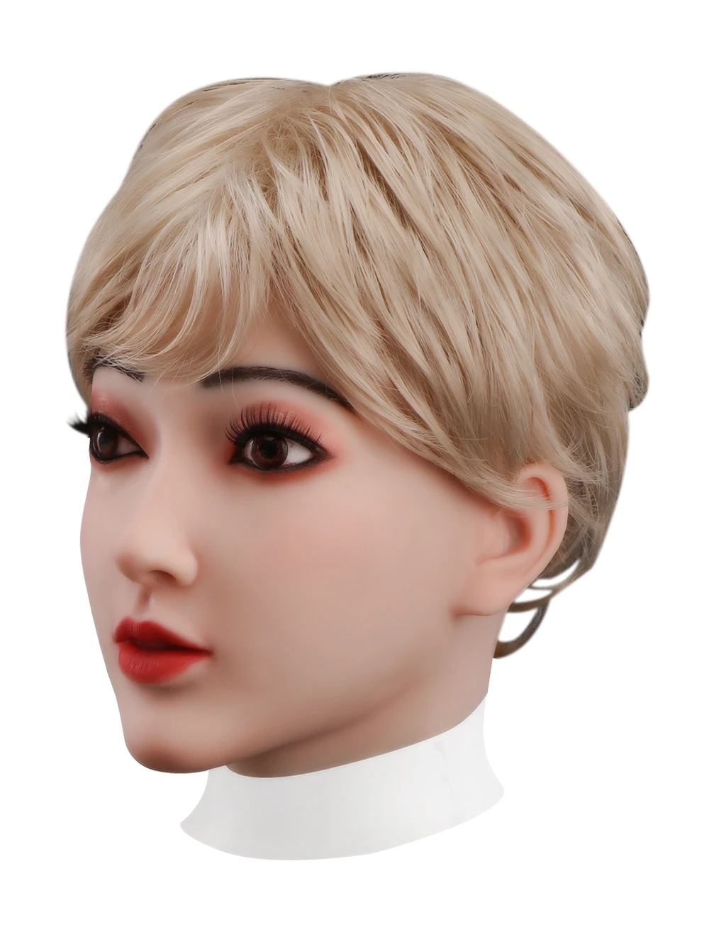 Drag Queen Female Realistic Silicone Christina Mask Ball Halloween Party Full Head Face Crossdresser Drag Queen Sissy Female Mask (10)