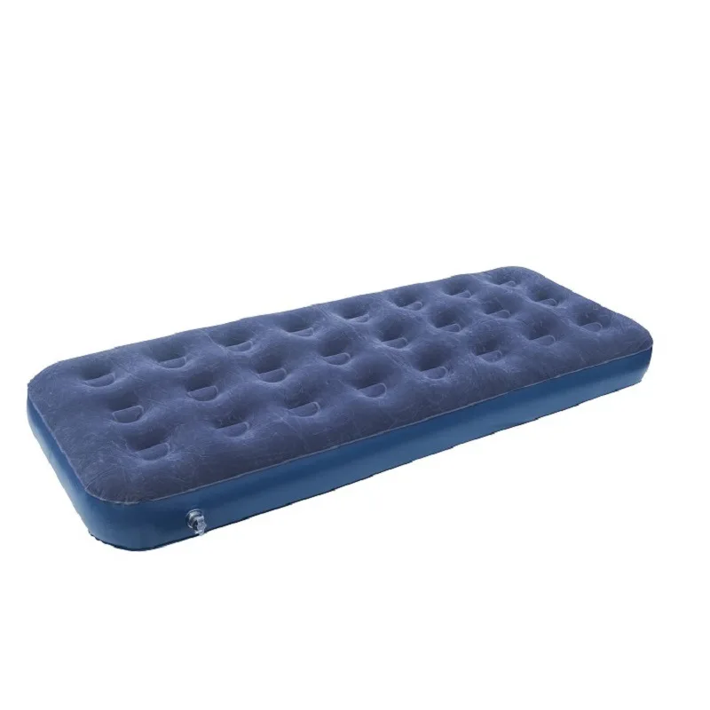 

Cross Border Electricity Supplier Only PVC Inflatable Single Person Outdoor Travel Mattress, Camping Inflatable Flocked Foldable