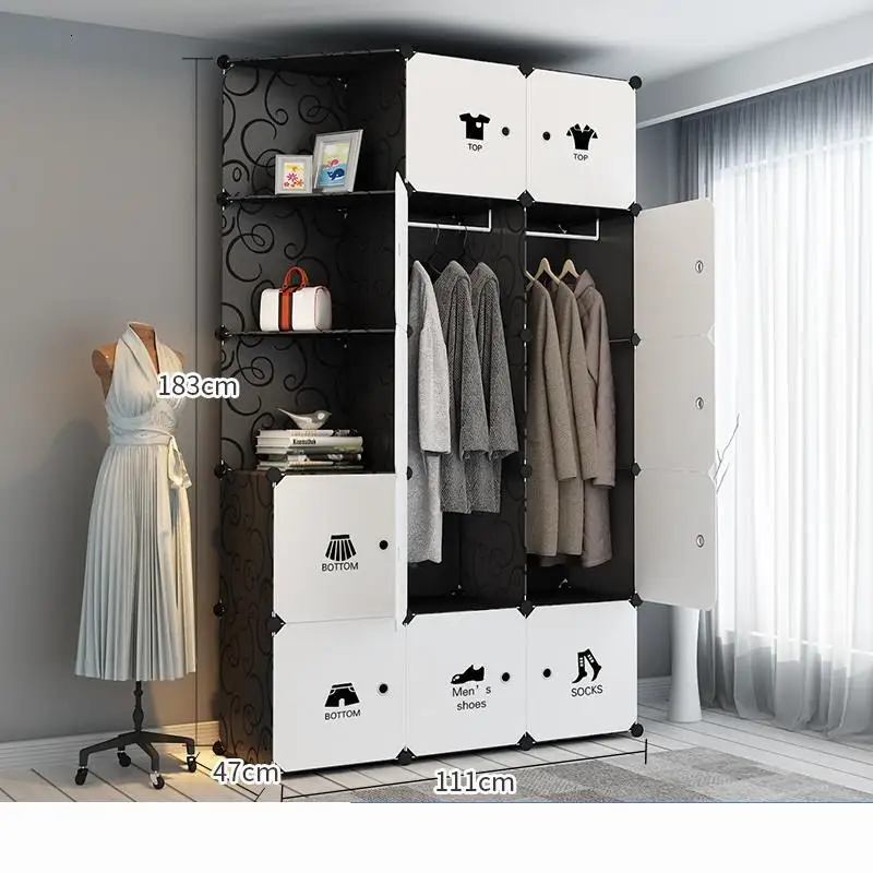 MODEL AM Moveis Mobile Per La Casa Rangement Chambre шкаф для хранения Guarda Roupa мебель для спальни Mueble De Dormitorio шкаф - Цвет: MODEL AM