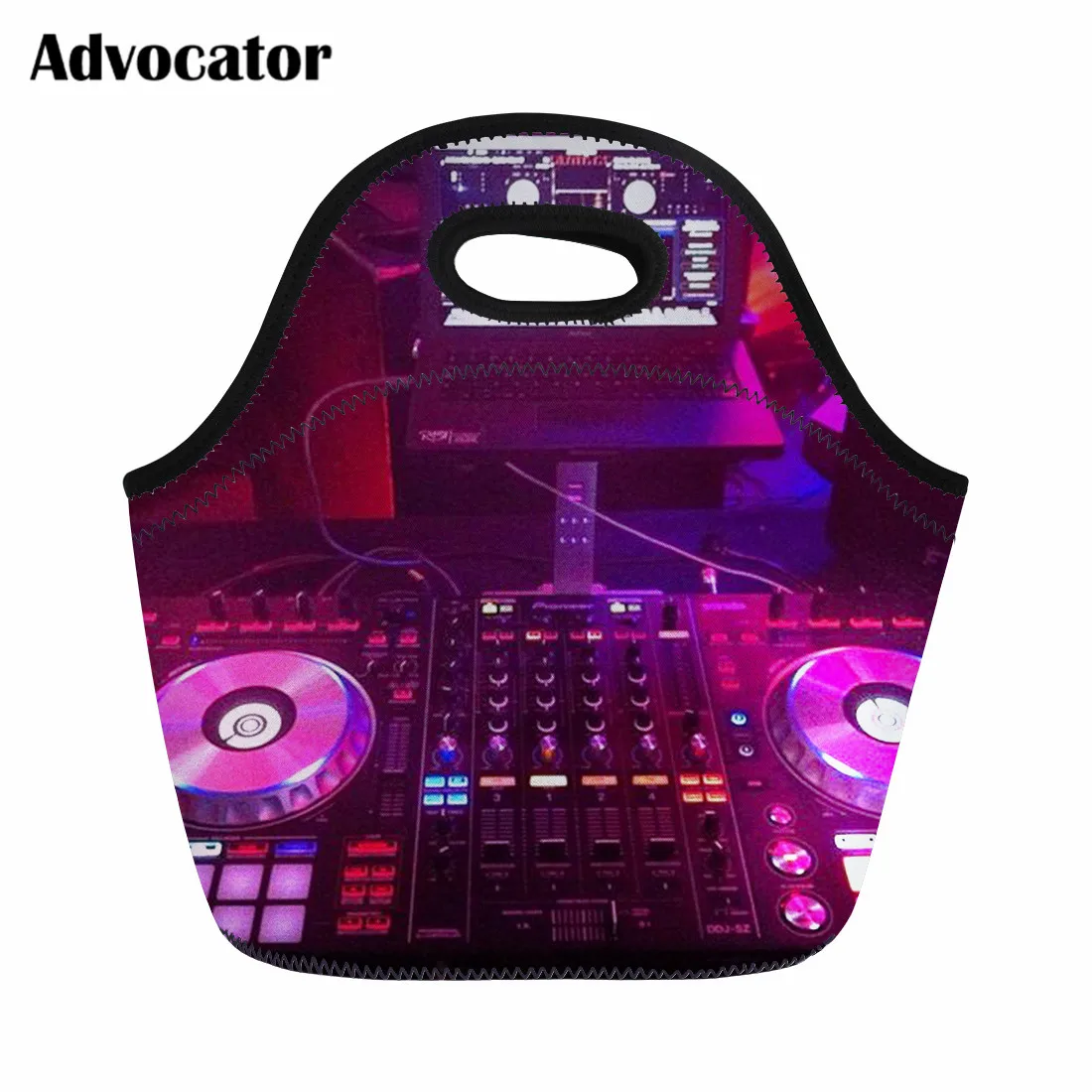 ALP983Z20 ADVOCATOR DJ Аудио электронная гитара термоизолированная 3d печать сумки для ланча для женщин дети рок-н-ролл ланч бокс еда сумки для пикника - Цвет: ALP983Z20
