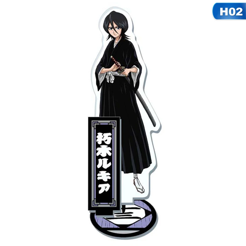 2 Новое поступление BLEACH Кучики Бьякуя/Куросаки Ichigo японского аниме фигурка акриловая подставка Декор подарок - Цвет: 2