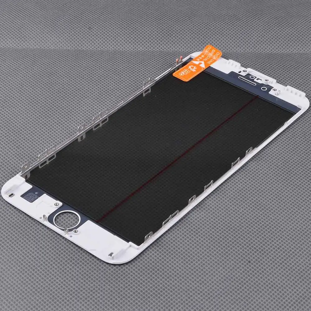 

for iPhone 6 6s Plus 7 8 Plus Cold Press Front Lens Glass Oca Original Polarizer Film with Frame Assembly