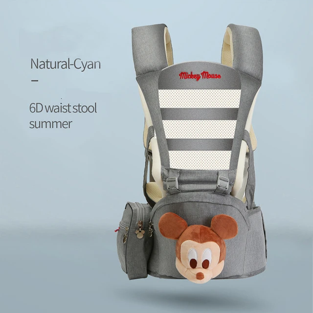 20212056 Disney Baby Carrier младенец Хипсит эргономичное переднее многофункциональное приспособление для переноски детей на открытом воздухе аксессуары disney - Цвет: 20212056