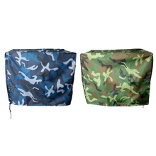 Защитный чехол для морской лодки, комплект из 2 оксфордских тканевых двигателей водонепроницаемый/Пыленепроницаемый Чехол для двигателя 2-15 л.с