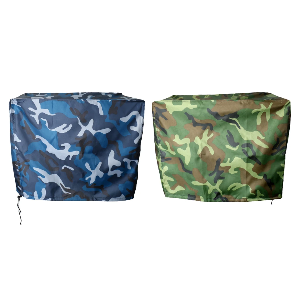 Marine Boat Motor Protector Cover Set of 2 Oxford Fabric Engine Waterproof/Dust-proof for 2-15 HP | Автомобили и мотоциклы
