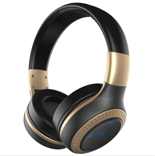 Золотой B20 наушники Беспроводная bluetooth-гарнитура с микрофон бас стерео Складная повязка на голову наушники громкой связи для телефонов - Цвет: Золотой