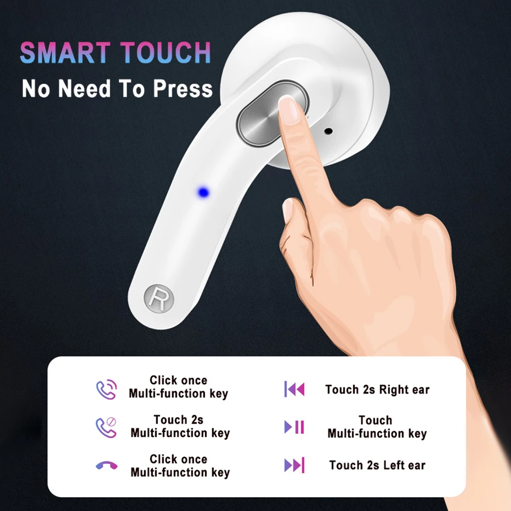 KOYOT Bluetooth Headphones Stereo Sport Sweatproof Headsets Noise Cancelling Music Earphones Handsfree Mic for iphone Smartphone